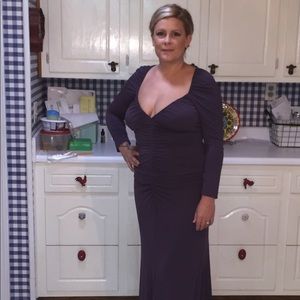 Vera wang NWT rouched evening gown
